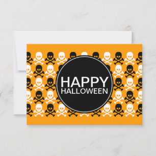 Invitation bande centre halloween heureux