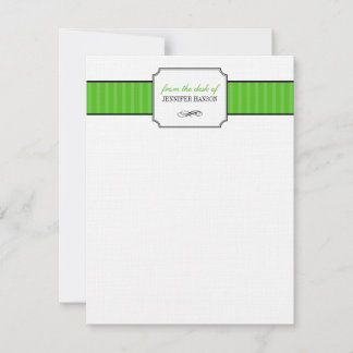 Invitation Bande verte classique du bureau de papeterie