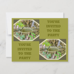 Invitation Banded Tussock Moth Caterpillar Fête d'anniversair