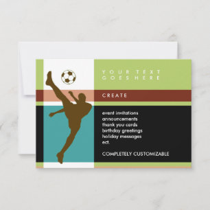 Invitation bandes de football