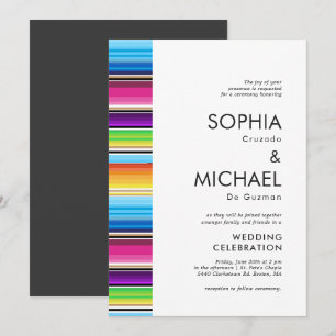Invitation Bandes de ressort de série   Mariage Inviter Grey