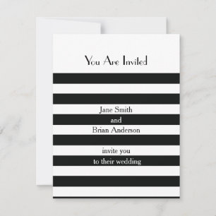 Invitation Bandes françaises en noir
