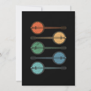 Invitation Banjo Instrument Pays Musique Acoustique Bleu Cade