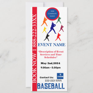 Invitation BANNière Rétractable DE BASEBALL