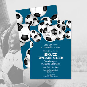 Invitation banquet de remise des prix de football de fin de s