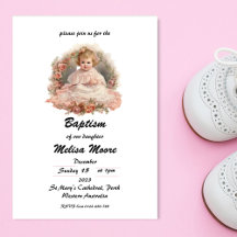 Baptême de bébé de jolies filles