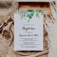 Baptême de calligraphie botanique de l'eucalyptus