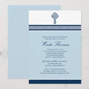 Invitation Baptême de la Croix Bleue de la Marine