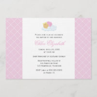 Baptême de petite fille douce