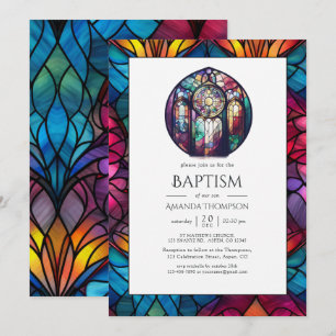 Invitation Baptême, dédicace ou baptême moderne de l'Église