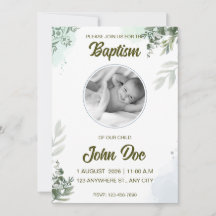 Baptême élégant eucalyptus mixte