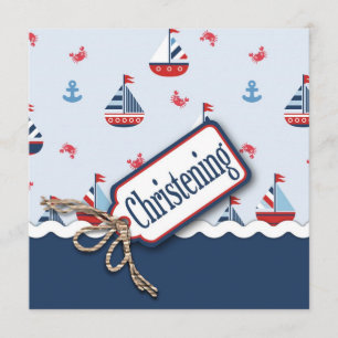 Invitation Baptême nautique