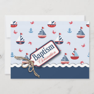 Invitation Baptême nautique