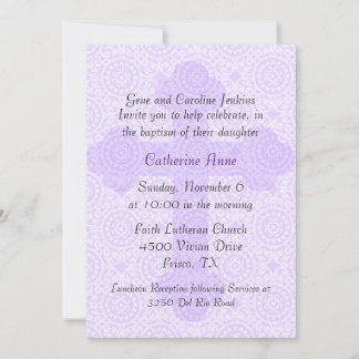 Invitation Baptême Personnalisée De La Croix De Pu