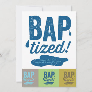 Invitation Baptisé !Invitations