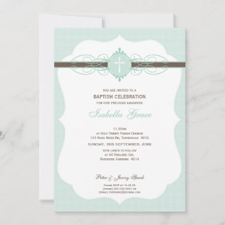 Invitation BAPTISM :: 3P immaculé