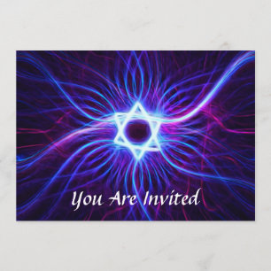Invitation Bar/Bat Mitzvah Plasma Magen David
