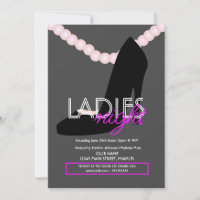 Bar de nuit pour dames talons perles Flyer