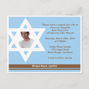 Invitation Bar Mitzvah