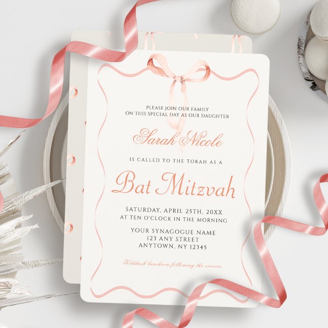 Invitation Bar Mitzvah (Créateur téléchargé)
