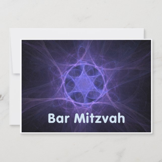 Invitation Bar Mitzvah (Devant)