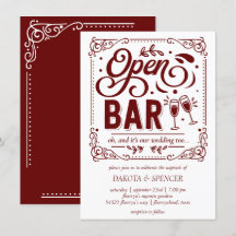 Bar Ouvert (et Mariage) | Micro Rouge et Blanc