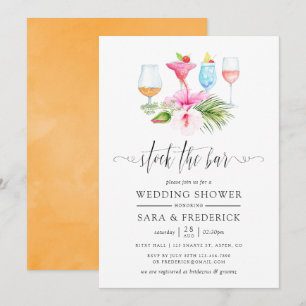 Invitation Bar tropical de plage