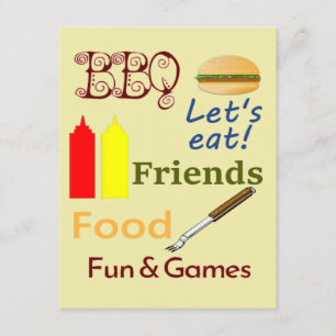 Invitation Barbecue Barbeque Party