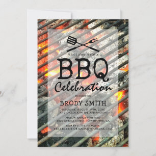 Invitation Barbecue de jardin   Grillade d'été BBQ