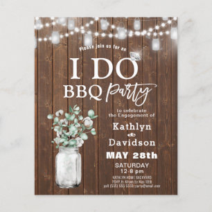INVITATION BARBECUE Eucalyptus ENGAGEMENT BUDGET I