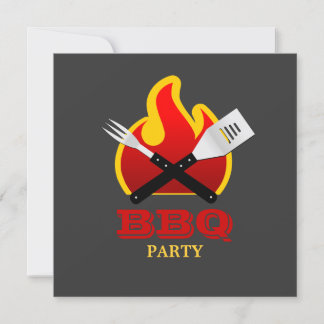 Invitation Barbecue Grill Party