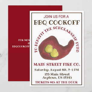 Invitation Barbecue Nashville Hot Chicken BBQ Cookoff