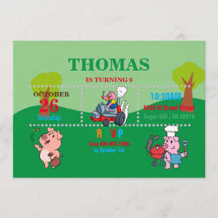 Invitation Barbecue Party