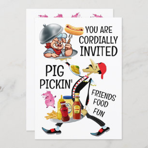 Invitation Barbecue / Pig Pickin'