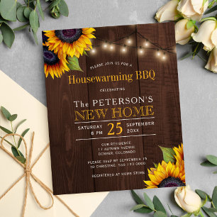 Invitation barbecue pour pendaison de crémaillère 