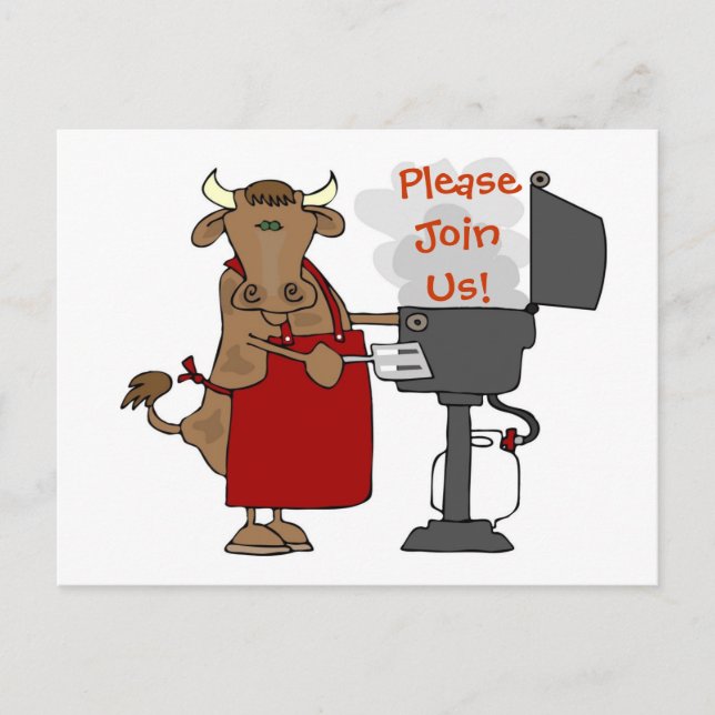 Invitation Barbecue - Rejoignez-Nous ! (Devant)