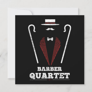 Invitation Barbershop Quartet Costume Singing Uniform Gift
