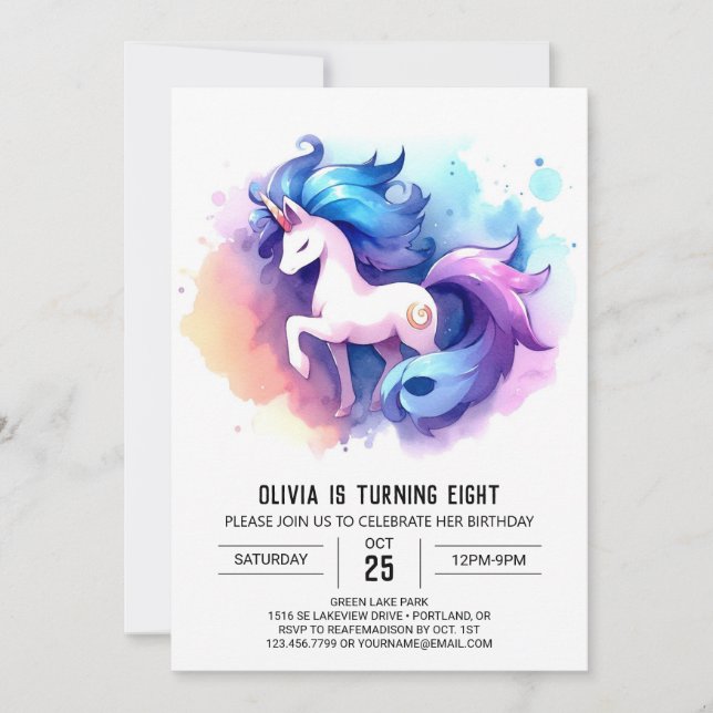Invitation Barnyard Editable Horse Anniversaire (Devant)