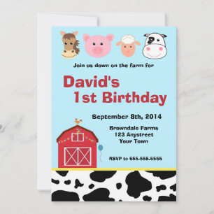 Invitation Barnyard Farm