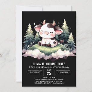 Invitation Barnyard Printable Vache Anniversaire
