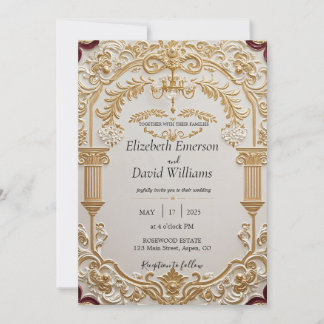 Invitation baroque Elegance