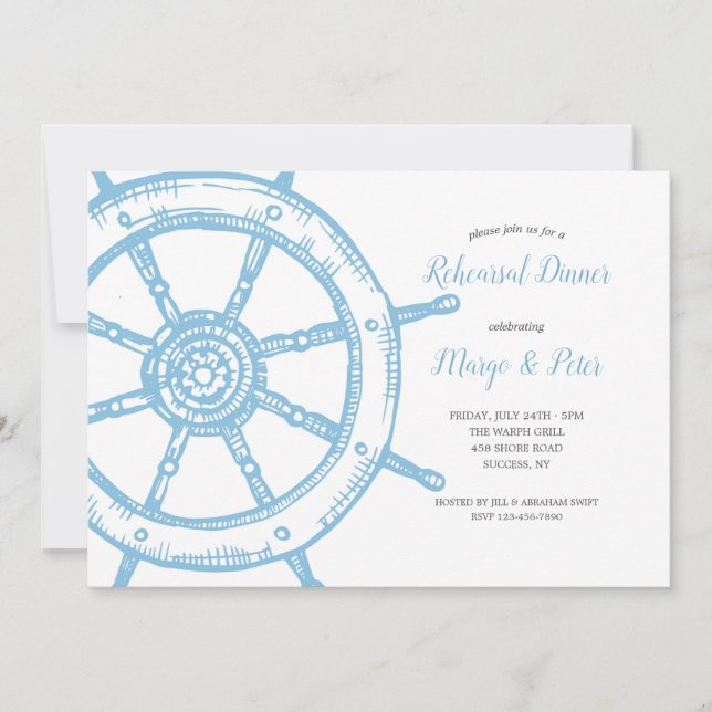 Invitation Barre du navire (Devant)