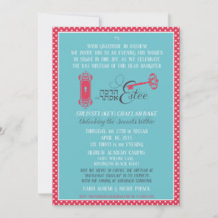 Invitation Bas Mitzvah d'Estee