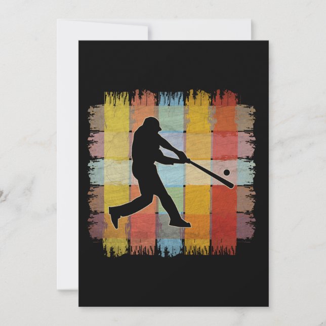 Invitation Base-ball Vintage (Devant)