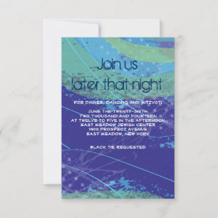 Invitation BASEBALL CRAZE Bar Bat mitzvah Party Card