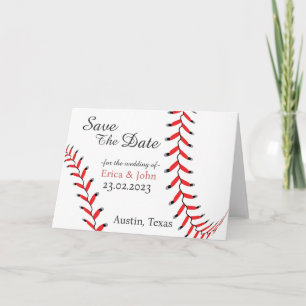 Invitation Baseball Enregistrer La Date