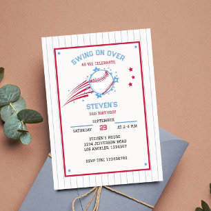 Invitation Baseball Sportday Photo pour enfants