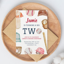 Baseball Turin Two Boy 2e anniversaire