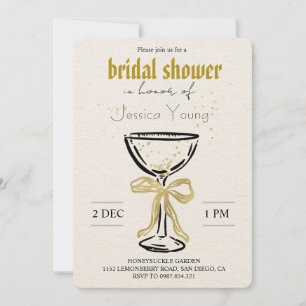 Invitation Bash de mariage & Appel de cocktail mariage