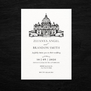 Invitation Basilique mariage du Vatican